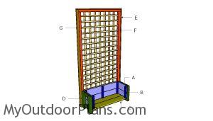 Building a planter box with trellis