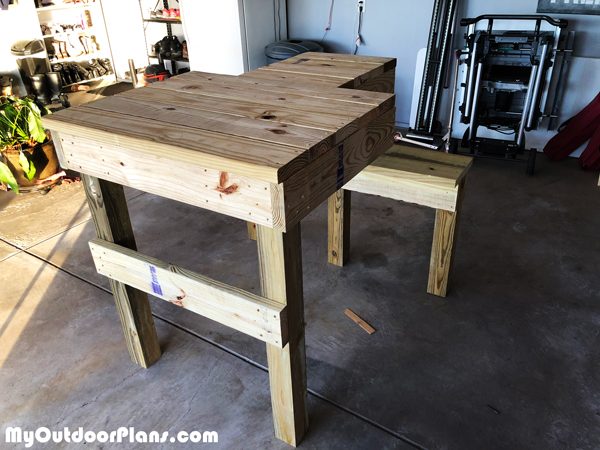 DIY Shooting Bench MyOutdoorPlans Free Woodworking 