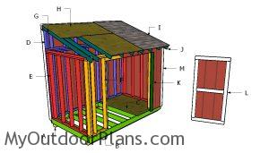 How to build a 6x10 lean to shed