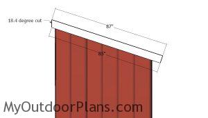 Side roof trims