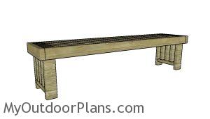 Simple 2x4 bench plans