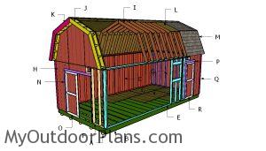 Building a 12x24 barn shed