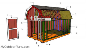 Building-a-8x14-gambrel-shed
