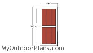 Building the double doors