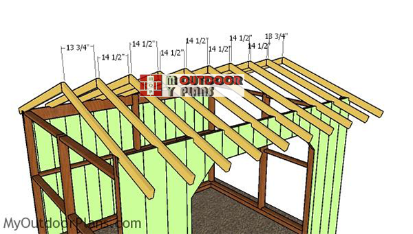 Fitting-the-trusses---10x12-run-in-shed