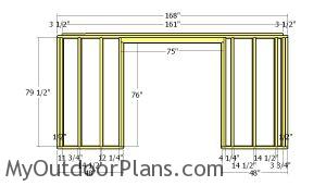 Front wall frame