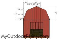 Gambrel end panels