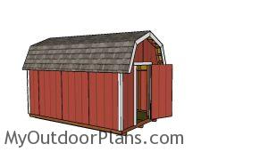 How to build a 8x14 gambrel shed