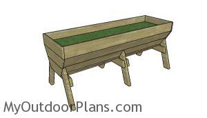 6' Vegetable Trug Plans