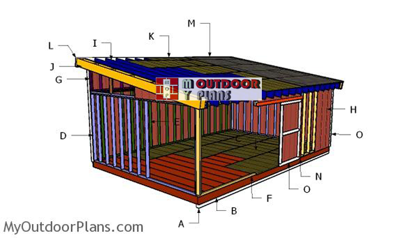 Building-a-16x24-lean-to-shed