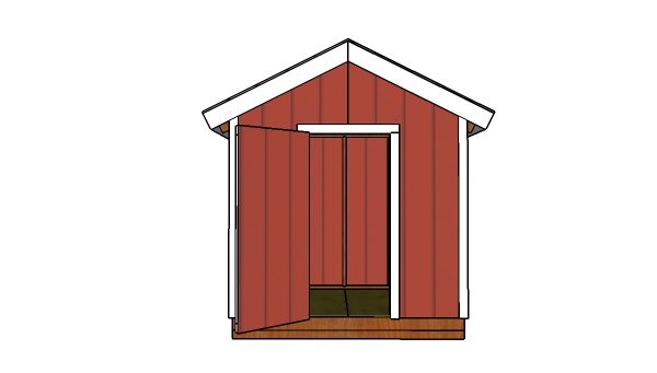 8x6 Shed Door Plans MyOutdoorPlans Free Woodworking