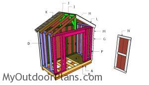 Building a 8x4 gable shed