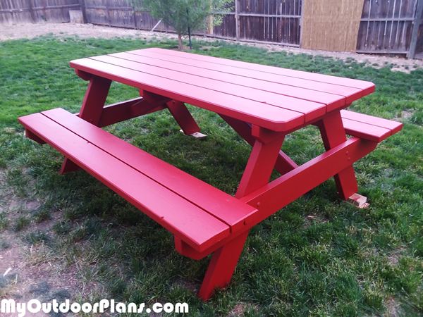 lowes picnic table/bench build video time lapse - youtube