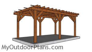 10x20 pergola plans