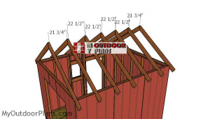 Fitting-the-trusses---10x12-shed