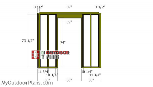 Front-wall-frame---8x6-shed