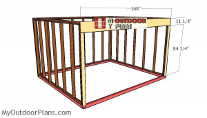 Fitting-the-front-beams---12x14-run-in-shed