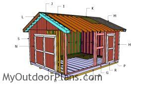 Building a 14x18 shed