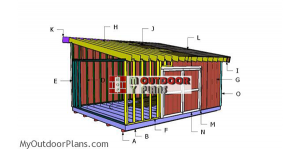 Building-a-16x20-lean-to-shed