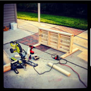 Building-a-garden-bench