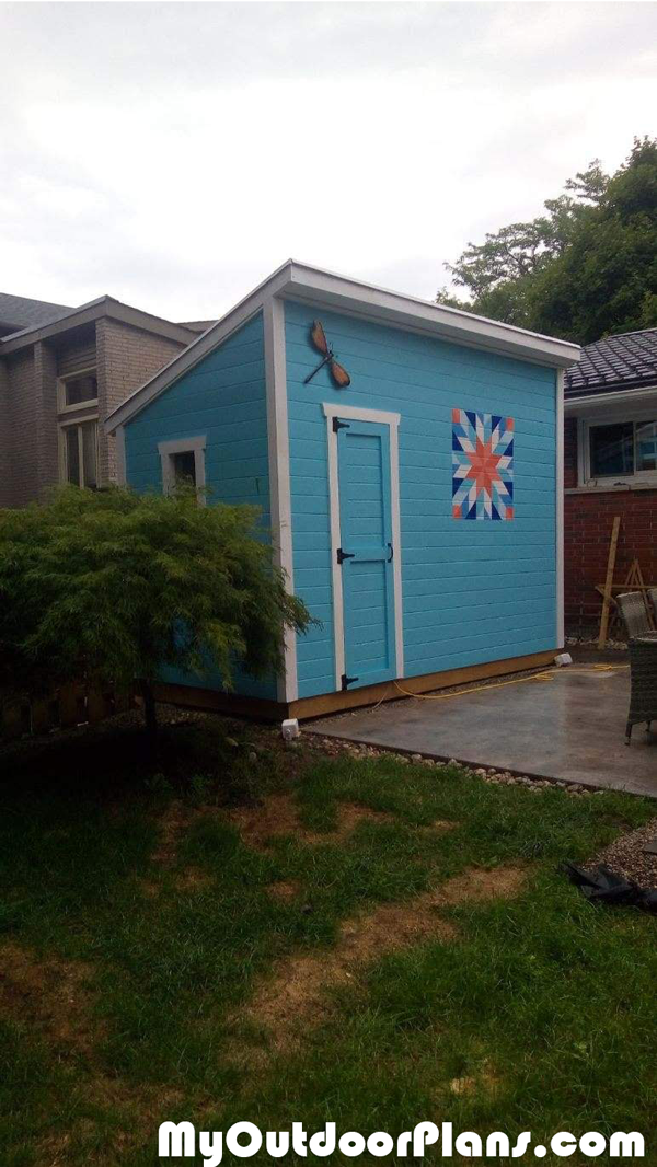 DIY 6×12 Lean to Shed