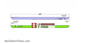 Support-beams-corner-pergola