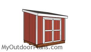 8x10 lean to shed plans