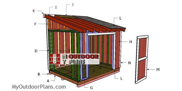 Building-a-8x10-lean-to-shed