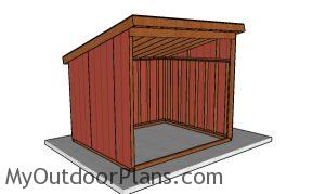 10x12 Run In Horse Shelter Plans