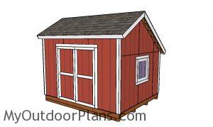 10x12 saltbox shed plans