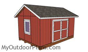 12x18 Gable Shed Plans