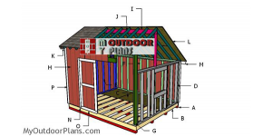 Building-a-10x12-saltbox-shed