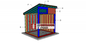 Building-a-8x8-run-in-shed