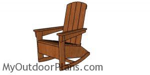 Adirondack rocking chair plans