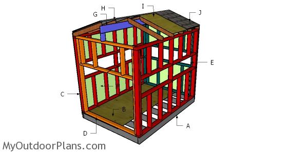 6x8 Deer Stand Roof Plans