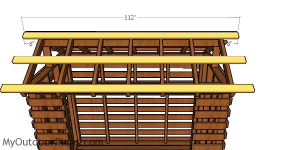 2x4 firewood shed roof plans myoutdoorplans free