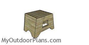 2x4 Outdoor Side Table Plans