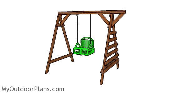 2x4 Toddler Swing Set Plans, Outdoor Baby Swing Frame Plans
