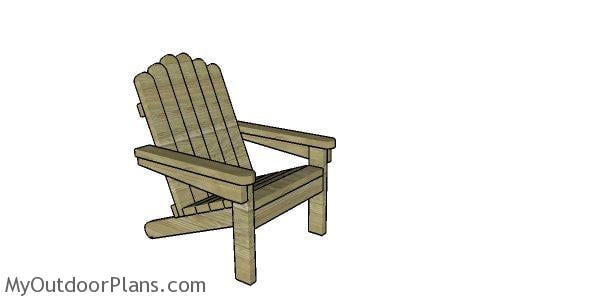 2x4 Adirondack Chair Plans | MyOutdoorPlans | Free 