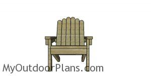 Adirondack chair made from 2x4s plans