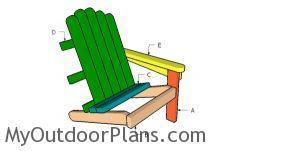 Building a 2x4 adirondack chair