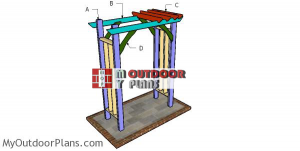 Building-a-2x4-arbor