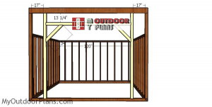 Front-wall-framing---12x14-shed