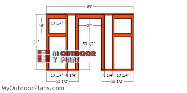 Front-wall-frame---wendyhouse