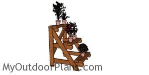 How to build a 2x4 Plant Stand Plans