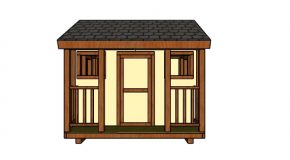 8×8 Playhouse Trims and Railings Plans