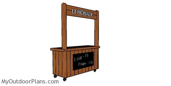 2×4 Lemonade Stand Plans