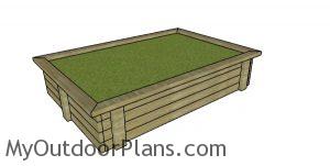 Raised Garden Bed made from 2x4s Plans