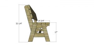 Bench dimensions