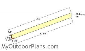 Rafter - 8x10 Shed Plans